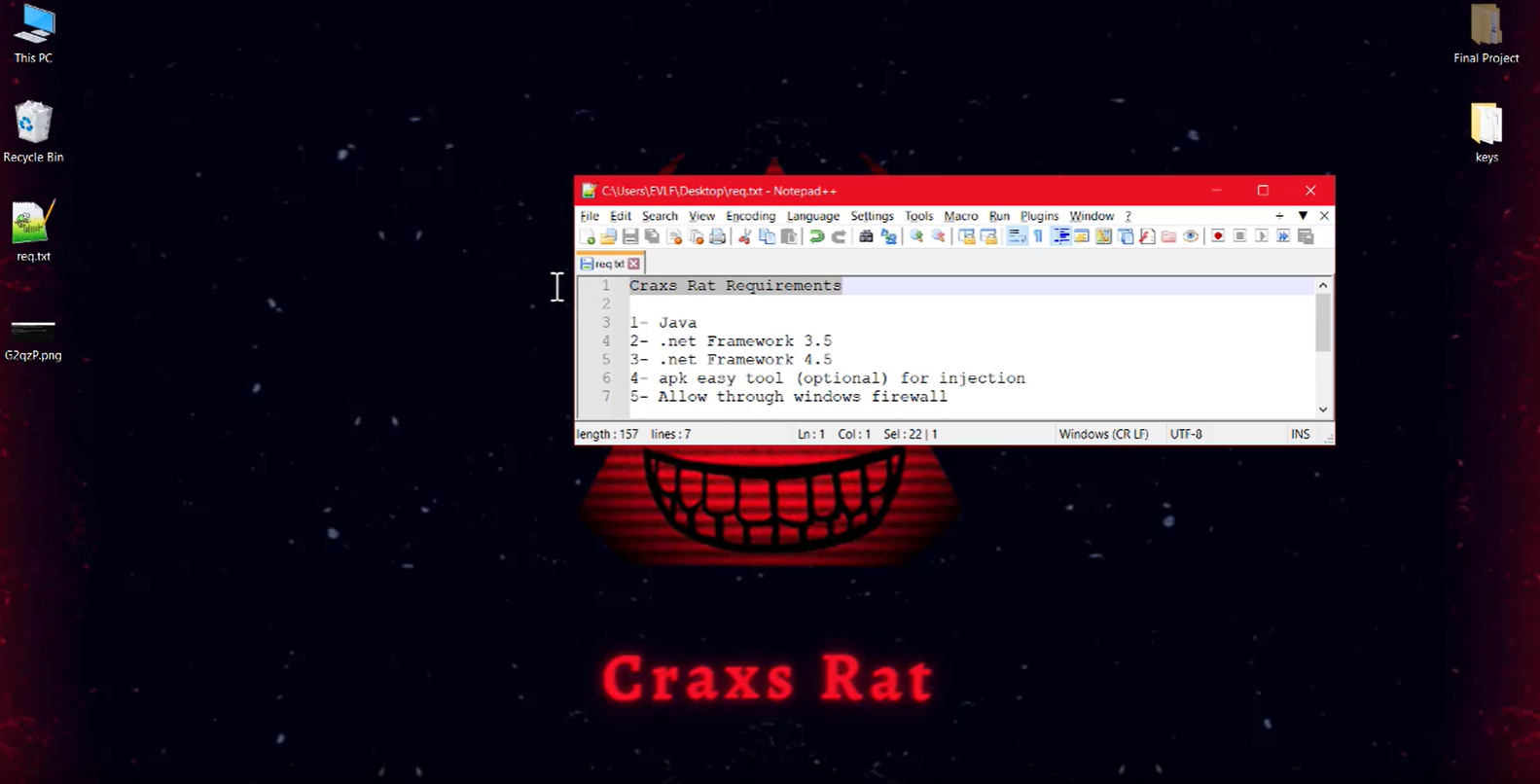 Craxs RAT HOST